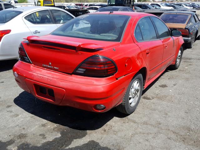 1G2NF52E94M538354 - 2004 PONTIAC GRAND AM S 红色 照片 4