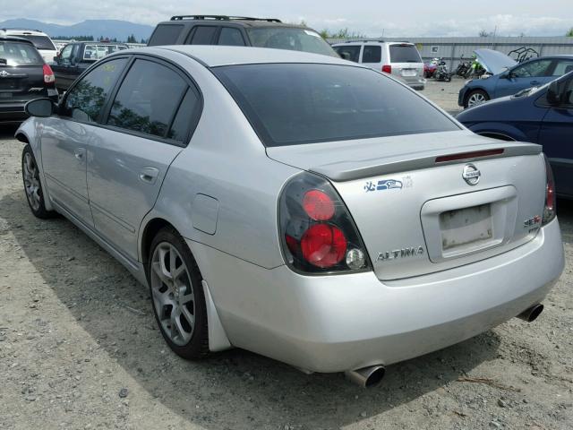 1N4BL11E65C319401 - 2005 NISSAN ALTIMA SE SILVER photo 3