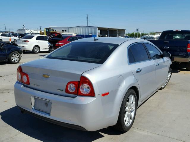 1G1ZE5EUXBF346423 - 2011 CHEVROLET MALIBU LTZ SILVER photo 4