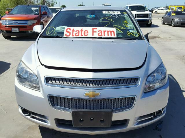 1G1ZE5EUXBF346423 - 2011 CHEVROLET MALIBU LTZ SILVER photo 9