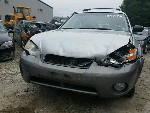 4S4BP61C577331458 - 2007 SUBARU LEGACY OUT SILVER photo 9