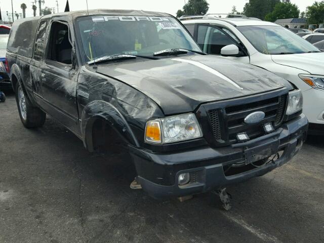 1FTYR44EX7PA58995 - 2007 FORD RANGER SUP BLACK photo 1