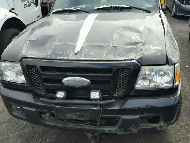 1FTYR44EX7PA58995 - 2007 FORD RANGER SUP BLACK photo 7