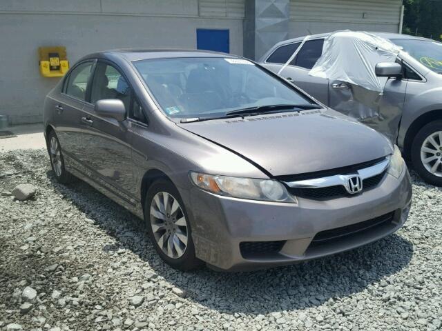 1HGFA16929L014014 - 2009 HONDA CIVIC EXL GRAY photo 1