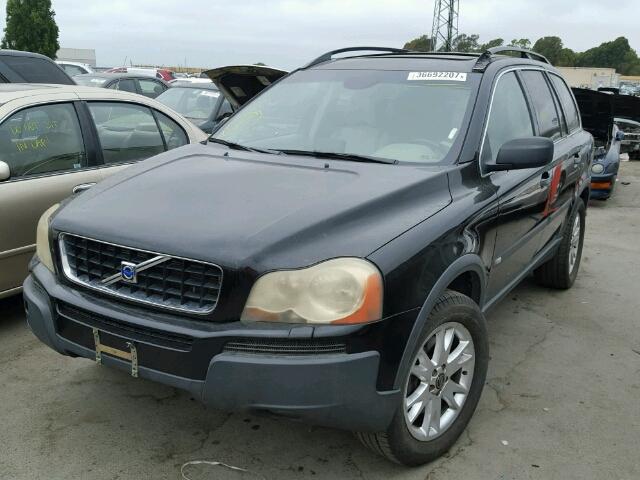 YV1CZ911251163419 - 2005 VOLVO XC90 T6 BLACK photo 2