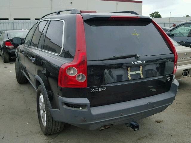 YV1CZ911251163419 - 2005 VOLVO XC90 T6 BLACK photo 3