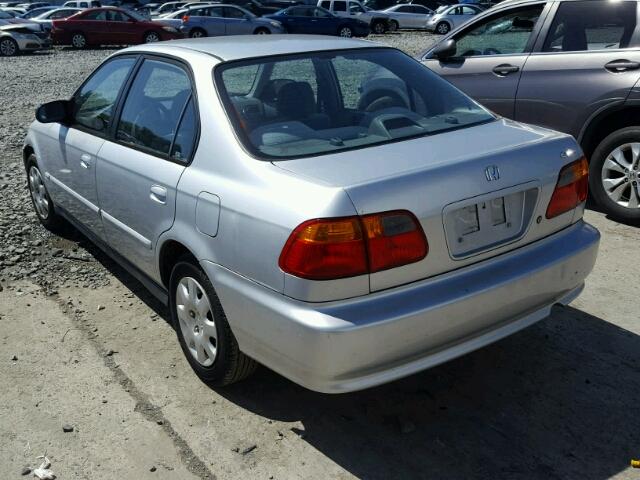 2HGEJ6615YH549014 - 2000 HONDA CIVIC BASE 银色 照片 3