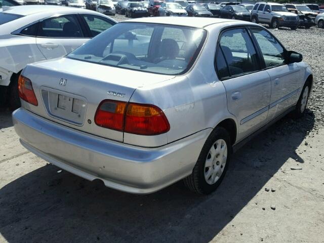 2HGEJ6615YH549014 - 2000 HONDA CIVIC BASE 银色 照片 4