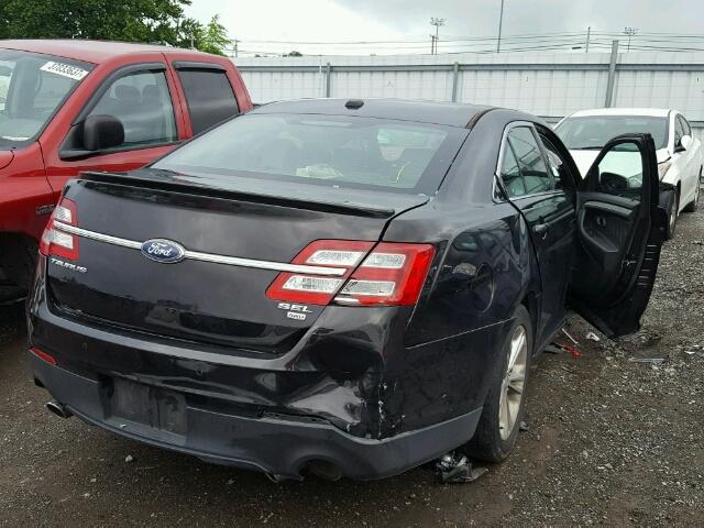 1FAHP2H83DG194787 - 2013 FORD TAURUS SEL BLACK photo 4