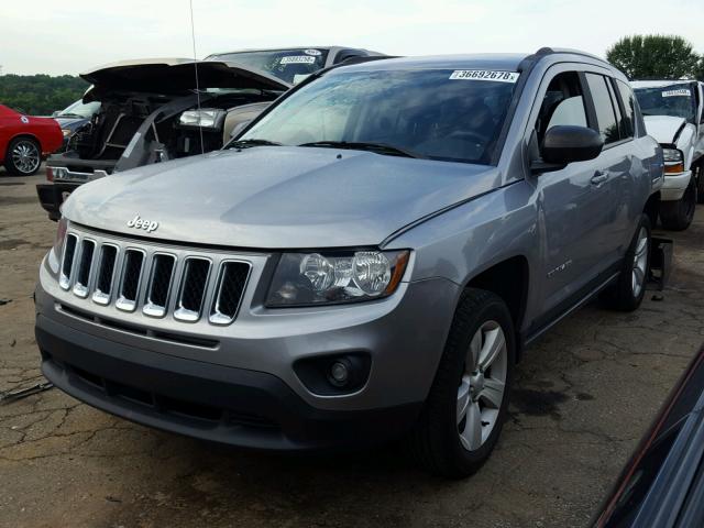 1C4NJCBB6GD546839 - 2016 JEEP COMPASS SP SILVER photo 2
