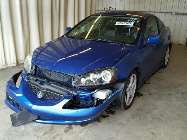 JH4DC53055S017744 - 2005 ACURA RSX TYPE-S BLUE photo 2