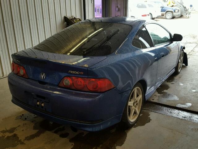 JH4DC53055S017744 - 2005 ACURA RSX TYPE-S BLUE photo 4