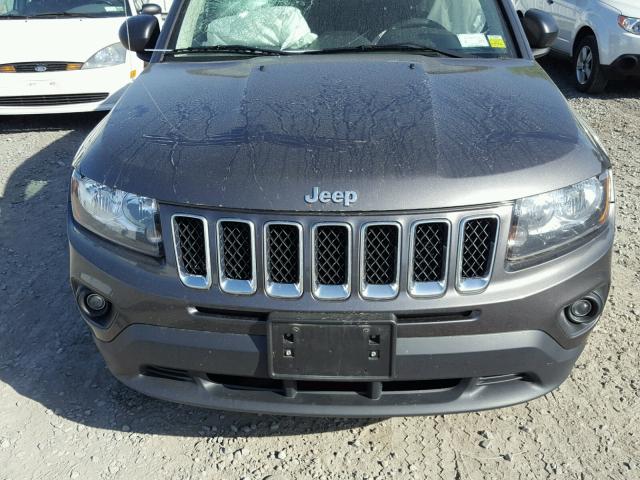 1C4NJCBB6FD342329 - 2015 JEEP COMPASS SP GRAY photo 7