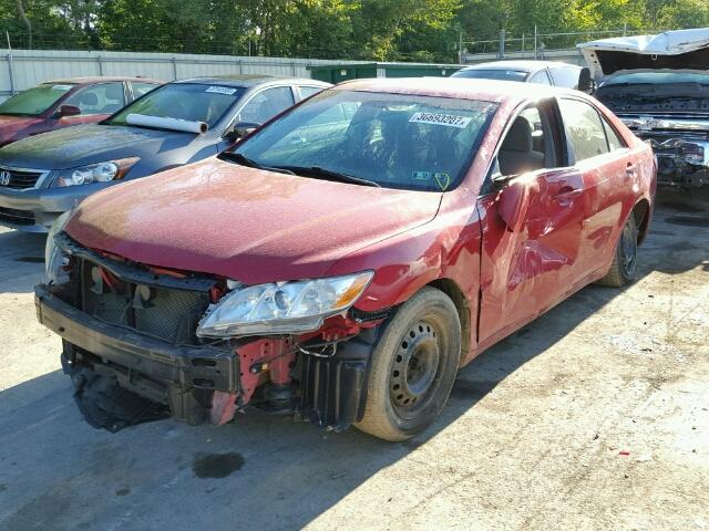 4T1BE46K69U365780 - 2009 TOYOTA CAMRY BASE RED photo 2