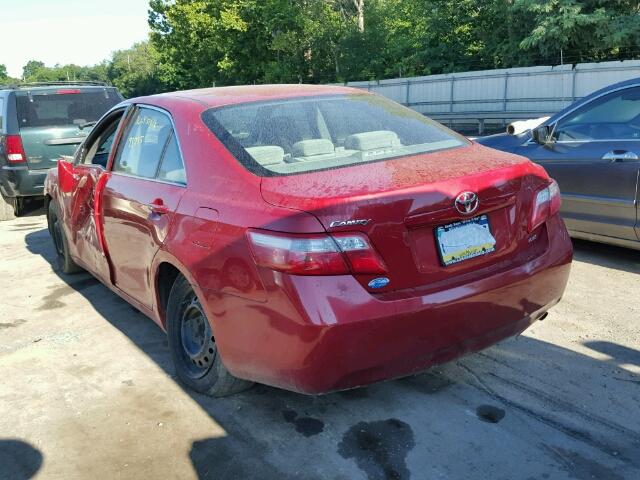 4T1BE46K69U365780 - 2009 TOYOTA CAMRY BASE RED photo 3