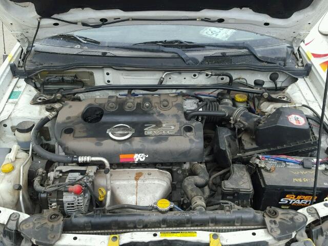 3N1AB51D74L731372 - 2004 NISSAN SENTRA SE- WHITE photo 7