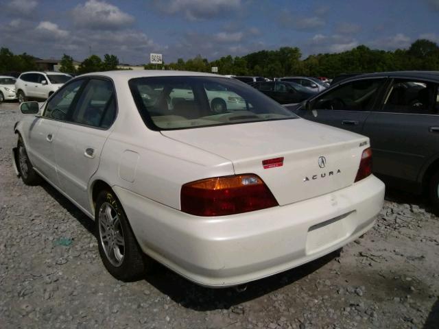 19UUA56621A017418 - 2001 ACURA 3.2TL WHITE photo 3