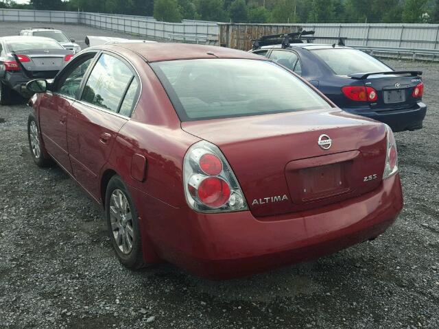 1N4AL11D75C365676 - 2005 NISSAN ALTIMA S MAROON photo 3