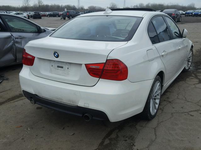 WBAPL5C5XBA918231 - 2011 BMW 335 XI WHITE photo 4