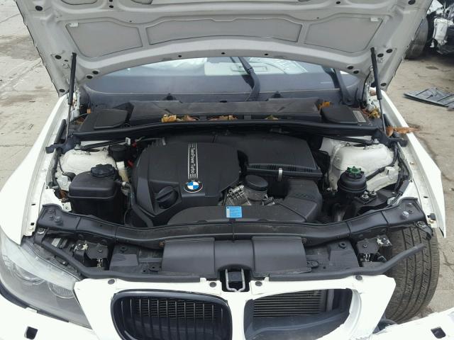 WBAPL5C5XBA918231 - 2011 BMW 335 XI WHITE photo 7