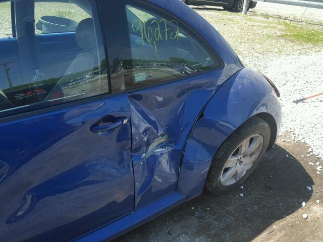 3VWRW31C47M502515 - 2007 VOLKSWAGEN NEW BEETLE 蓝色 照片 10