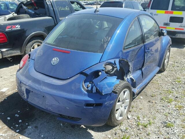 3VWRW31C47M502515 - 2007 VOLKSWAGEN NEW BEETLE 蓝色 照片 4