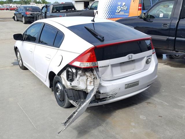 JHMZE2H70AS008948 - 2010 HONDA INSIGHT EX WHITE photo 3