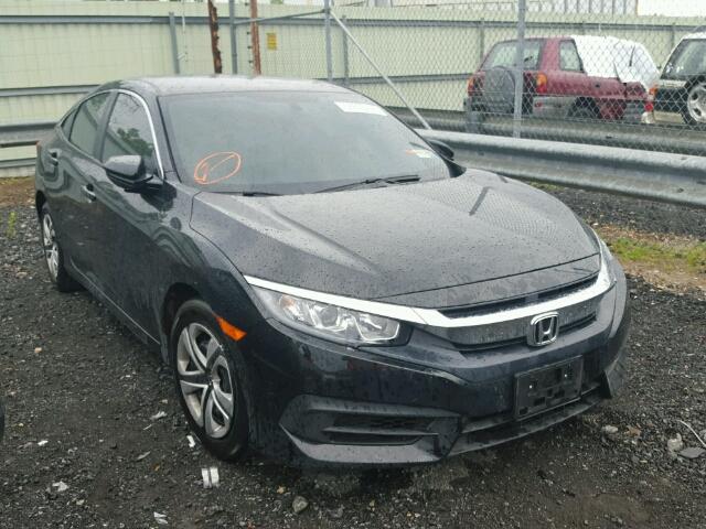 19XFC2F58HE205309 - 2017 HONDA CIVIC BLACK photo 1