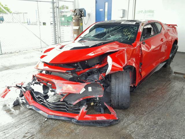 1G1FK1R62H0204658 - 2017 CHEVROLET CAMARO ZL1 红色 照片 2