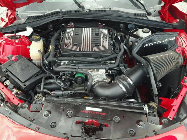 1G1FK1R62H0204658 - 2017 CHEVROLET CAMARO ZL1 红色 照片 7