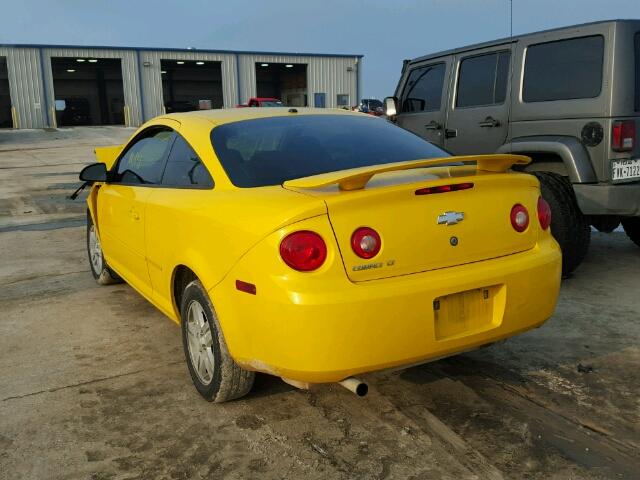 1G1AL15F367743548 - 2006 CHEVROLET COBALT LT YELLOW photo 3