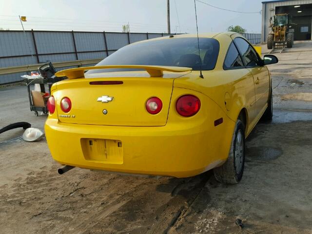 1G1AL15F367743548 - 2006 CHEVROLET COBALT LT YELLOW photo 4