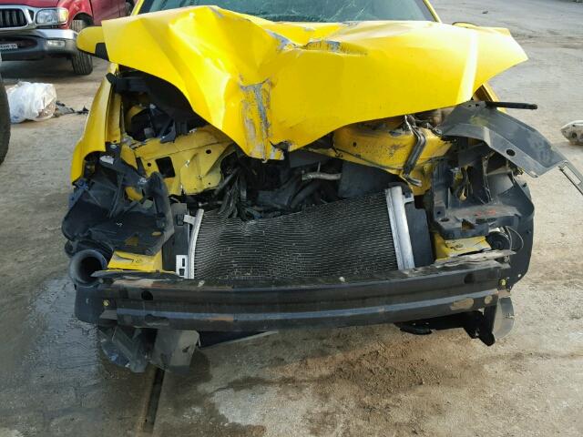 1G1AL15F367743548 - 2006 CHEVROLET COBALT LT YELLOW photo 9