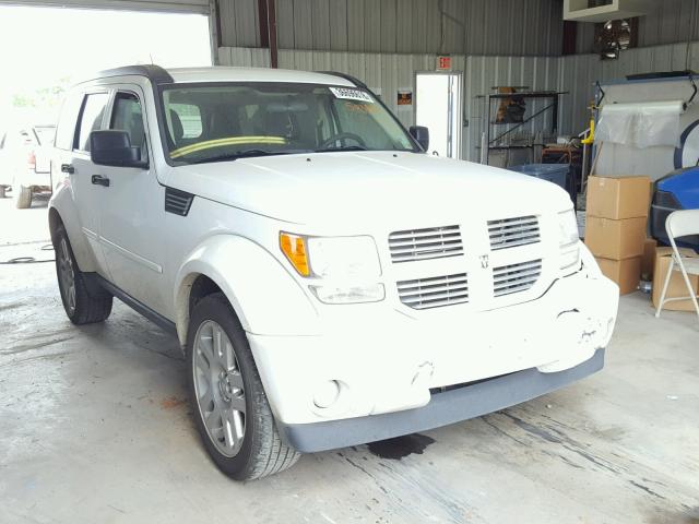 1D4PT4GKXBW543881 - 2011 DODGE NITRO HEAT WHITE photo 1