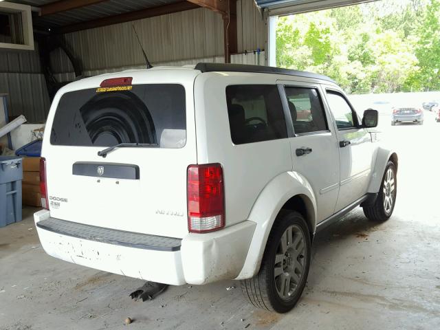 1D4PT4GKXBW543881 - 2011 DODGE NITRO HEAT WHITE photo 4