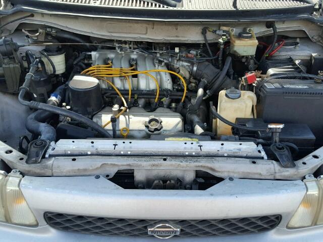 4N2ZN1118WD817706 - 2000 NISSAN QUEST SILVER photo 7