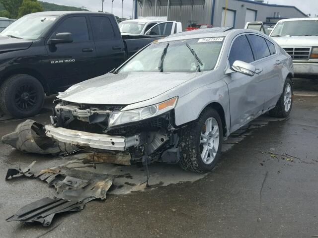 19UUA8F29AA020489 - 2010 ACURA TL SILVER photo 2