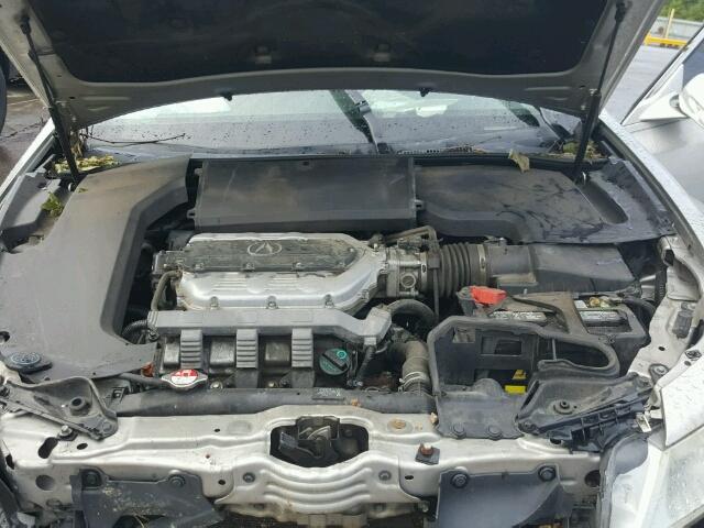 19UUA8F29AA020489 - 2010 ACURA TL SILVER photo 7