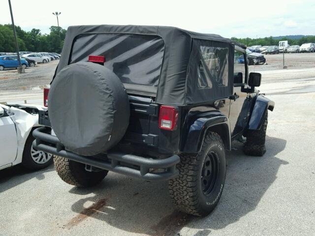 1J4GA5D19BL509267 - 2011 JEEP WRANGLER S BLACK photo 4