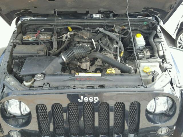 1J4GA5D19BL509267 - 2011 JEEP WRANGLER S BLACK photo 7