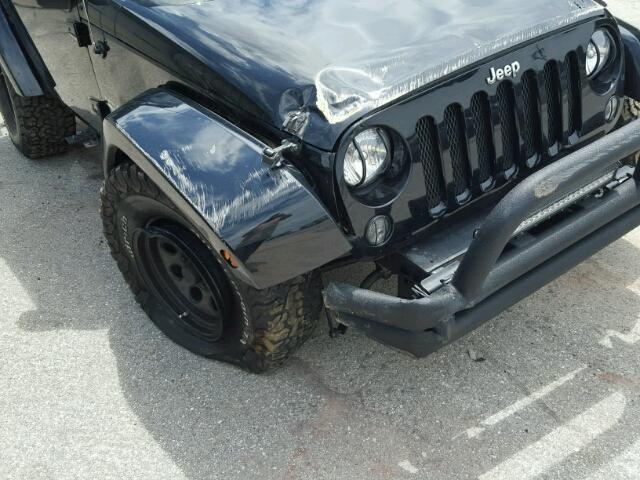 1J4GA5D19BL509267 - 2011 JEEP WRANGLER S BLACK photo 9