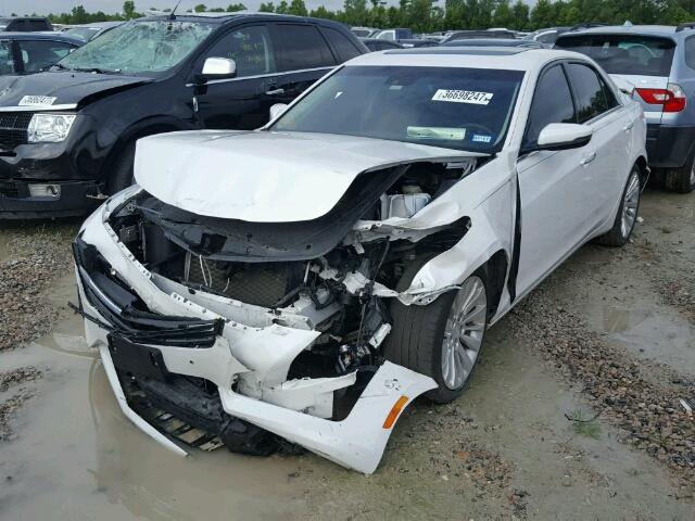 1G6AS5S36F0138124 - 2015 CADILLAC CTS PERFOR WHITE photo 2