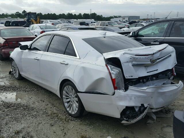 1G6AS5S36F0138124 - 2015 CADILLAC CTS PERFOR WHITE photo 3