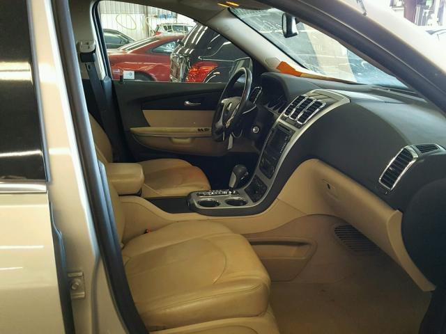 1GKKVSED9BJ230493 - 2011 GMC ACADIA SLT 金色 照片 5