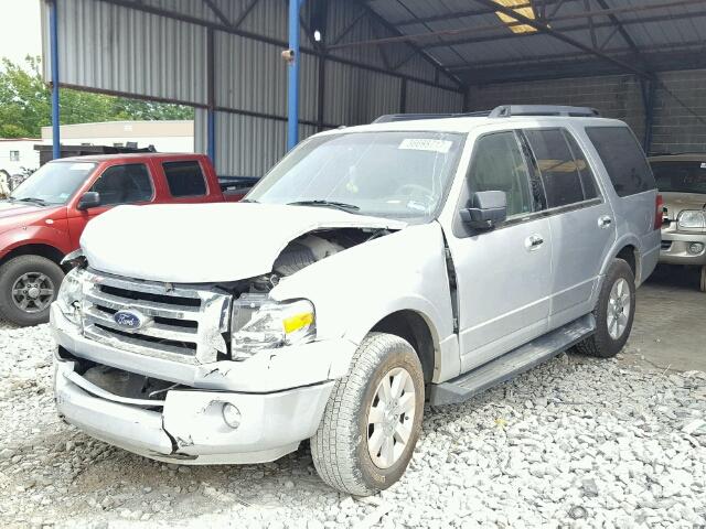 1FMJU1F54AEA71512 - 2010 FORD EXPEDITION SILVER photo 2