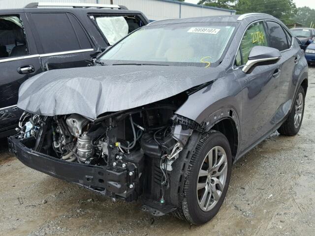 JTJYARBZXG2036340 - 2016 LEXUS NX 200T GRAY photo 2