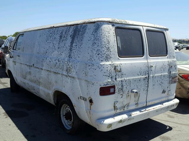 B31BE4X025684 - 1974 DODGE VAN WHITE photo 3