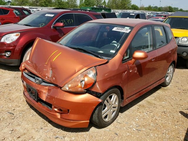 JHMGD38677S067074 - 2007 HONDA FIT S 橙色 照片 2