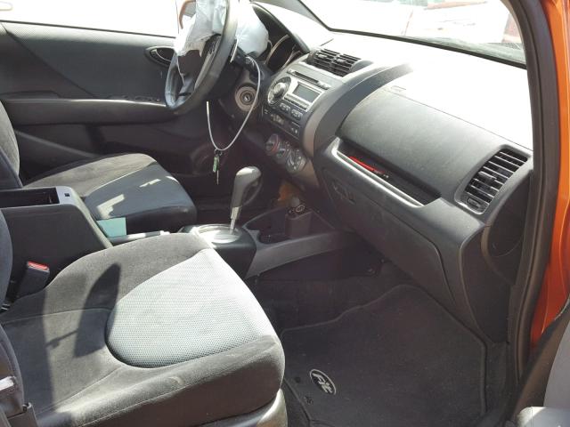 JHMGD38677S067074 - 2007 HONDA FIT S 橙色 照片 5