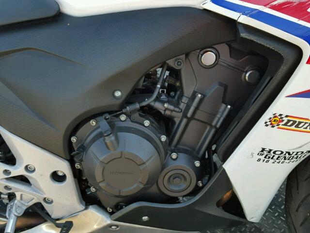 MLHPC4412D5002872 - 2013 HONDA CBR500 WHITE photo 7